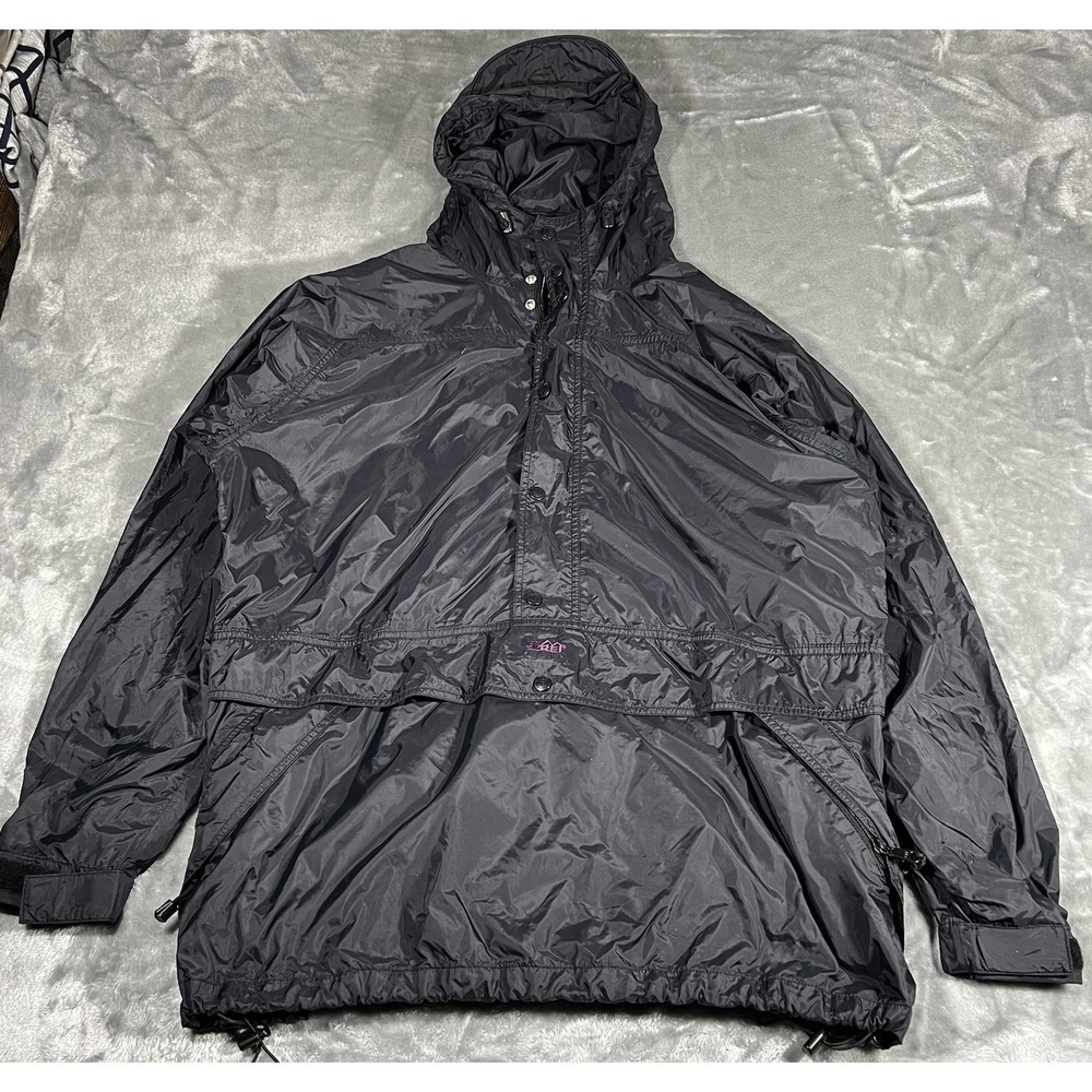 REI Co-op Jacket Men Size XL Anorak Windbreaker Black